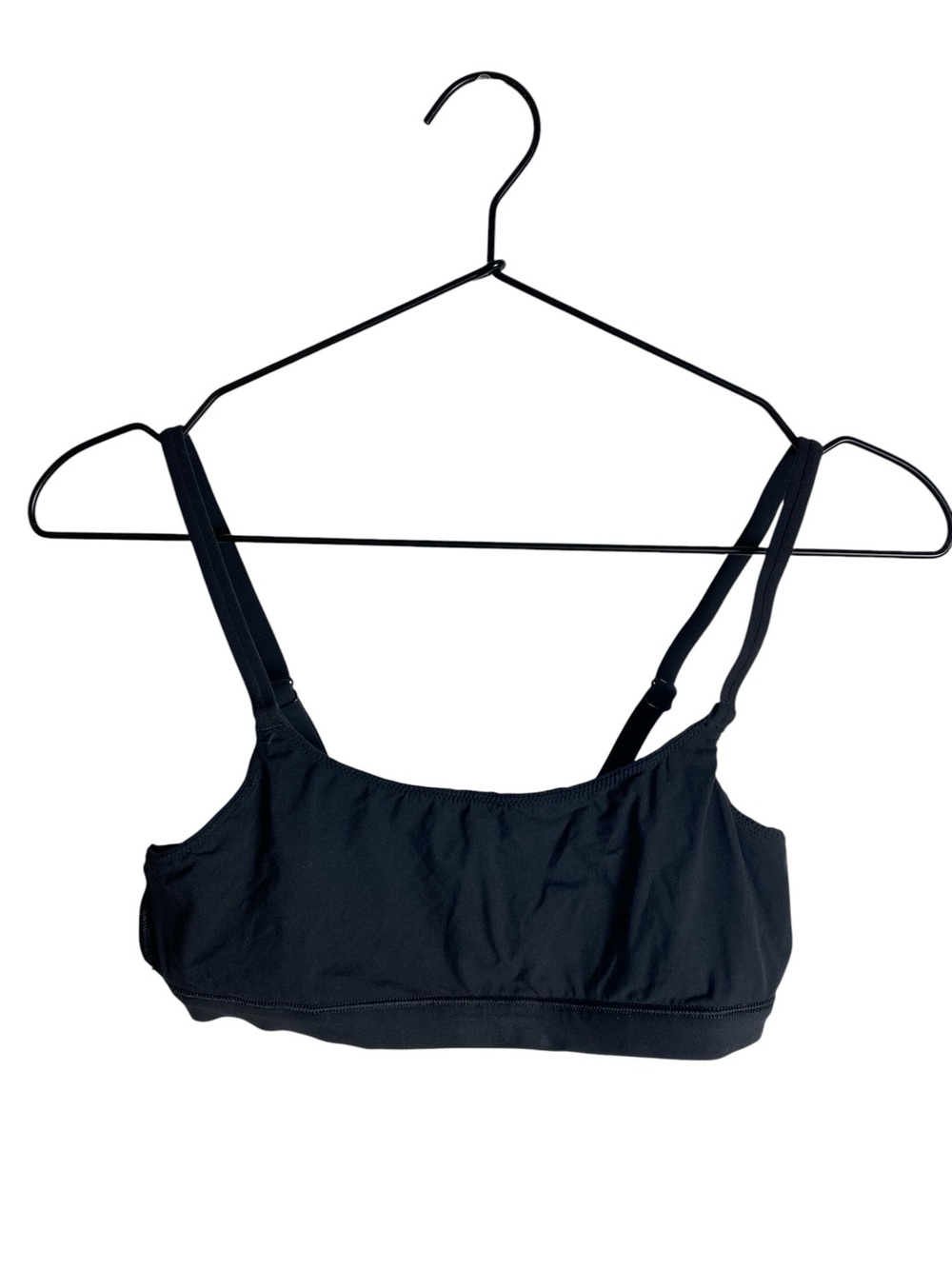 Quince Scoop Neck Bikini Top Sporty Bralette Swim Top